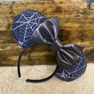 Custom Spider Web Mickey Ears